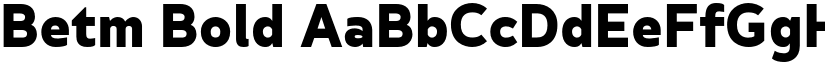 Betm Bold font