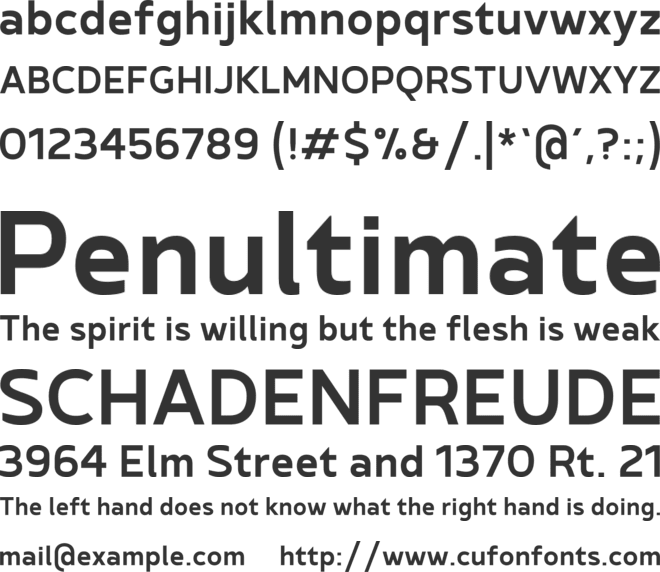 Betm font preview
