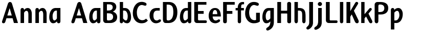 Anna font