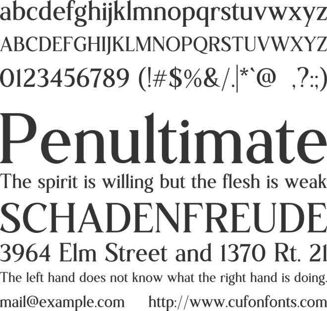 SocheliaDEMO font preview