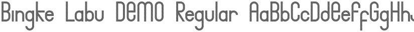 Bingke Labu DEMO Regular font