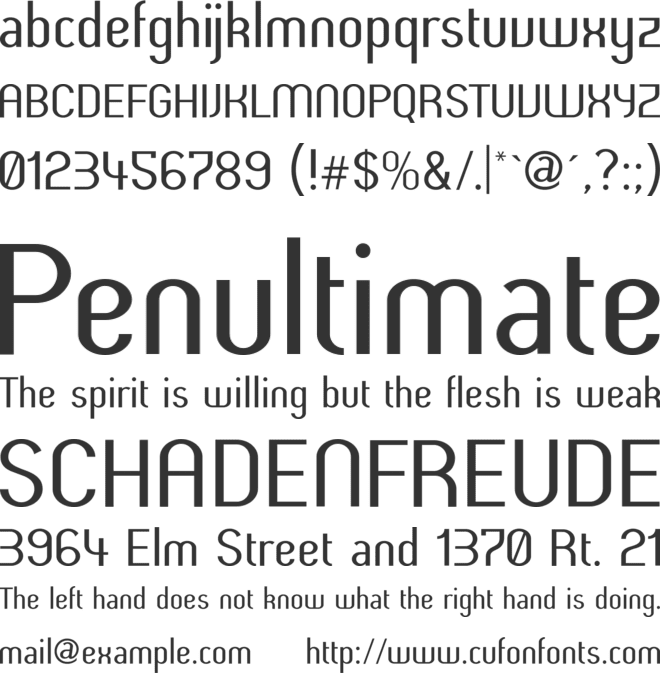 Butter font preview