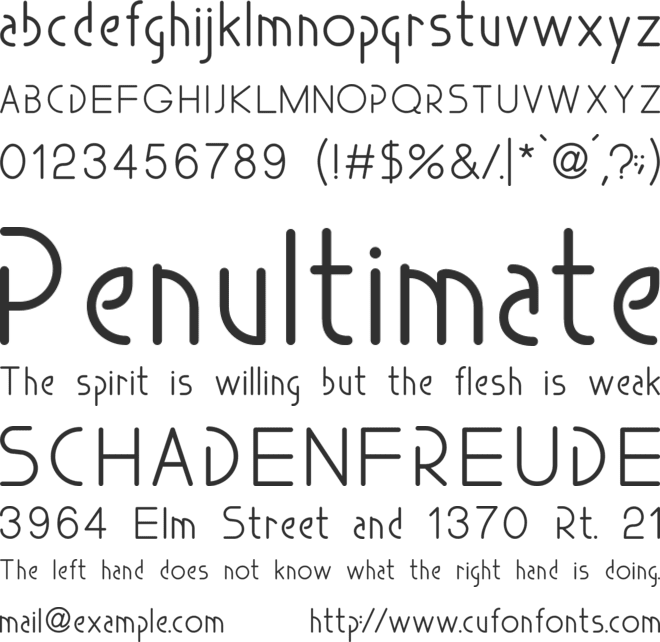 Something font preview