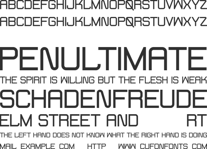 Fearcheer Demo font preview
