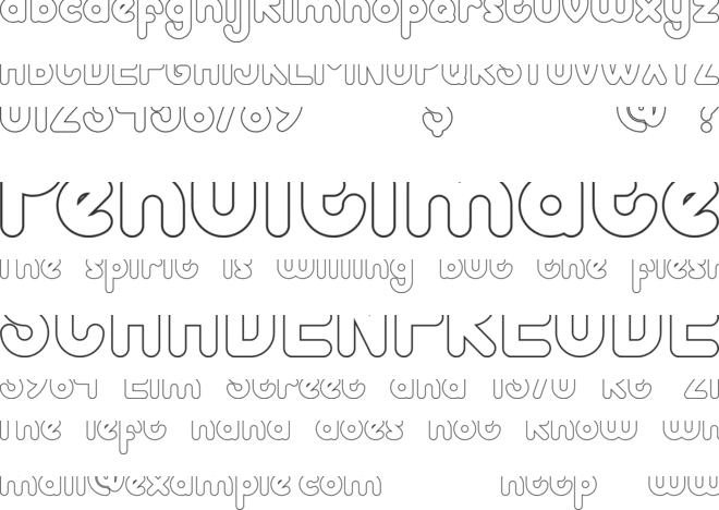 badjang DEMO font preview