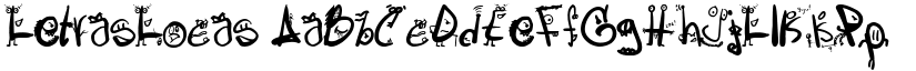 LetrasLocas font