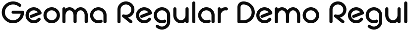 Geoma  Demo font download