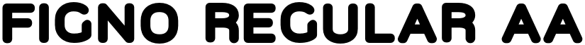 Figno Regular font