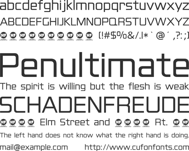 Blackthorns Demo font preview