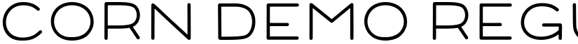 Corn Demo Regular font