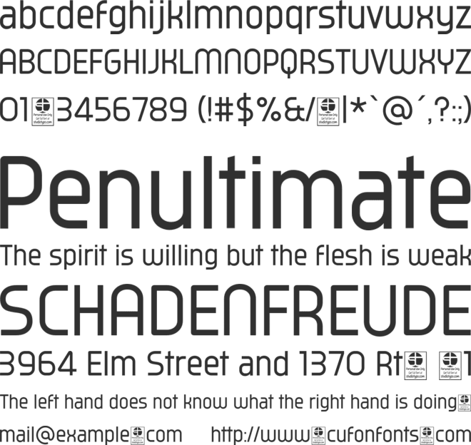 Typo Oval Demo font preview