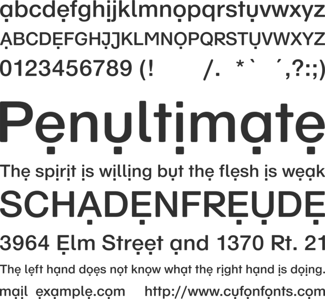 Schul Vokal font preview