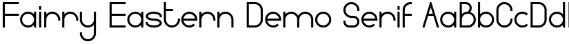Fairry Eastern Demo Serif font
