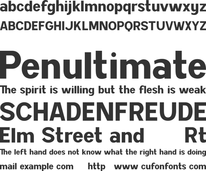 Kimball  DEMO font preview