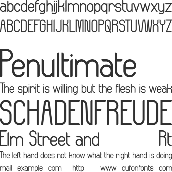 Neitherly Demo font preview