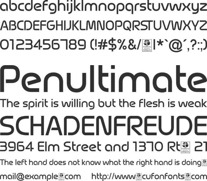 Magettas DEMO font preview