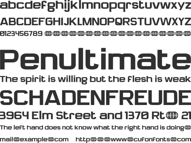 Sylphie DEMO font preview