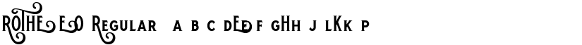 ROTHE DEMO Regular font