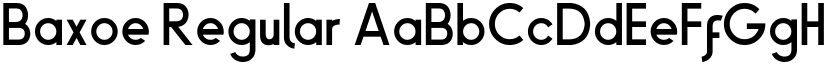 Baxoe font download