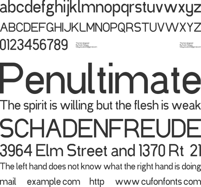 Luxima font preview