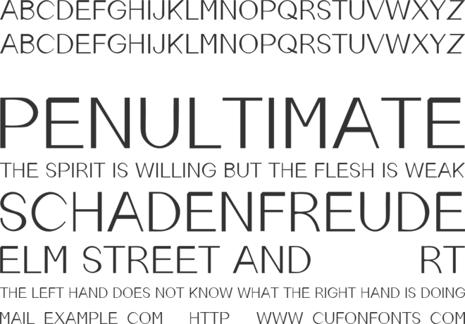 EMELIAN font preview