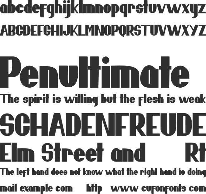 Bagela FREE font preview