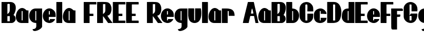 Bagela FREE Regular font