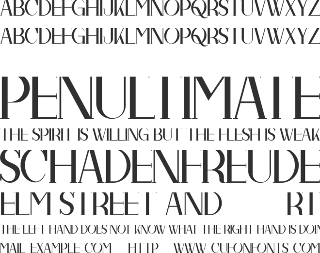 Midline Demo font preview