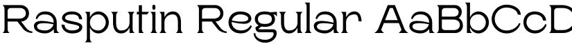 Rasputin Regular font