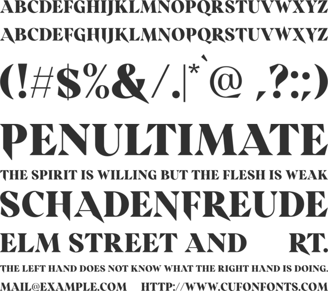 Scary Things DEMO font preview