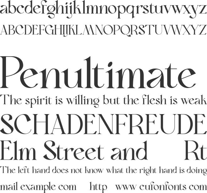 Bon Foyage DEMO font preview