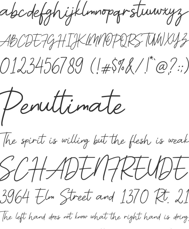 Owbeirak Script Demo Version font preview