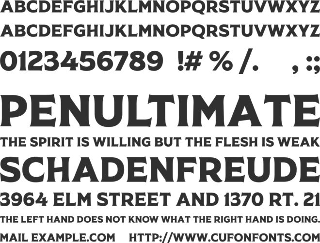 Rodfat Two Demo font preview