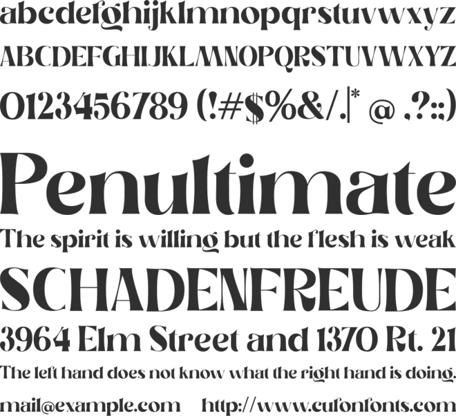 Catellos DEMO font preview
