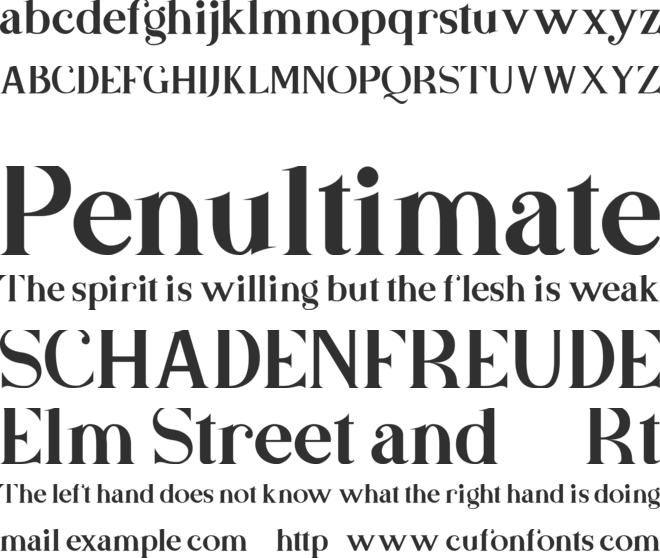 Basics Serif Free font preview