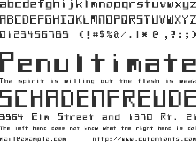 Cogmind font preview