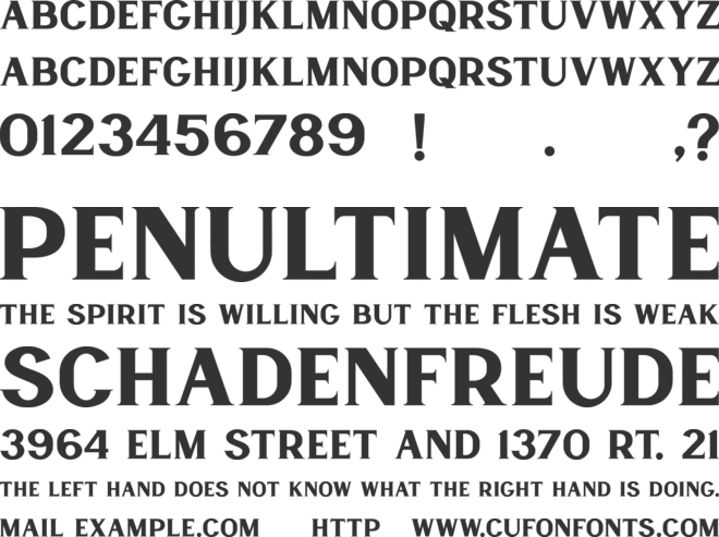 Lancaste Serif Demo font preview