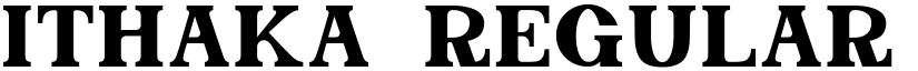 Ithaka Regular font
