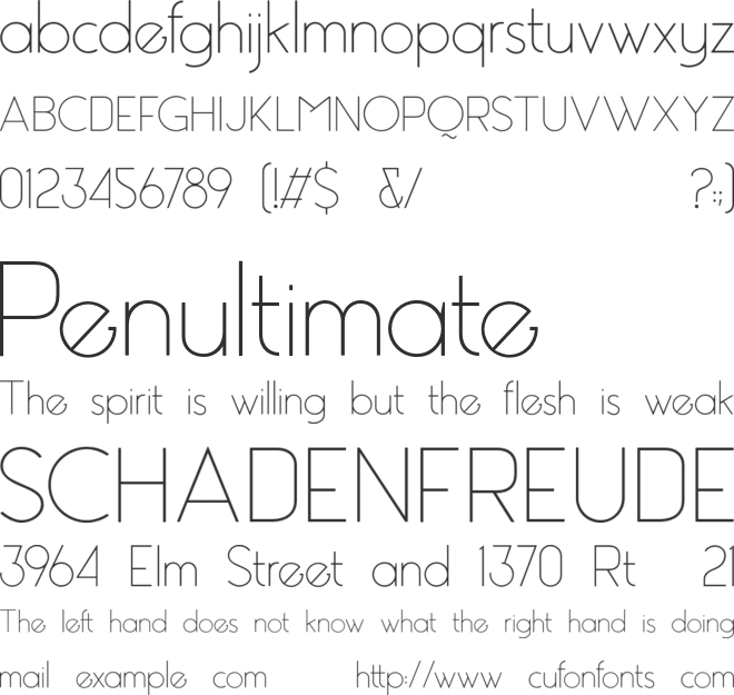 Debock Personal Use font preview