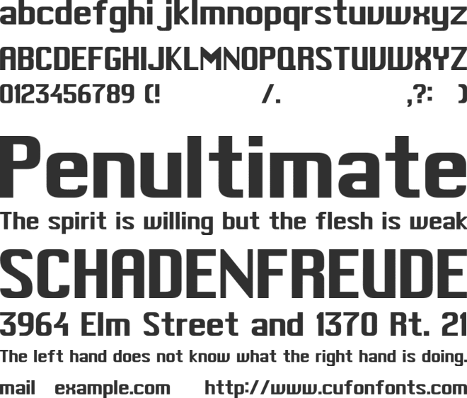 Mac Type font preview