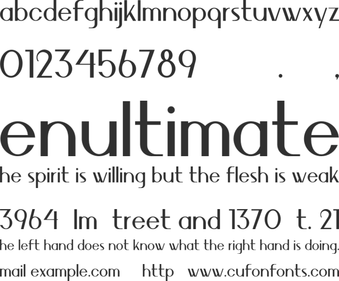 Magas Demo font preview