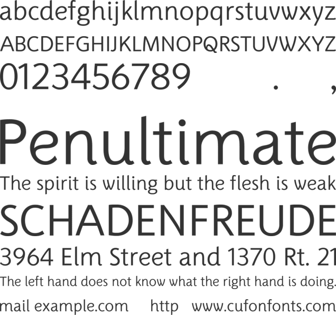 Pragnea Demo font preview