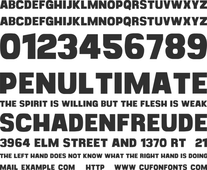 CF Goliath Demo font preview
