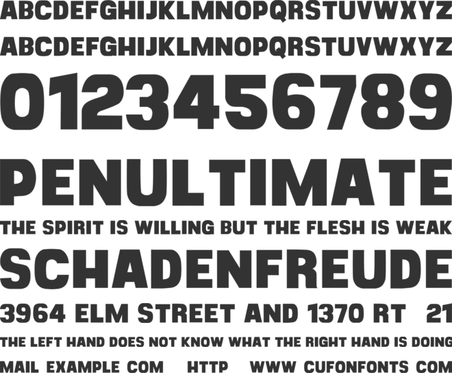 CF Goliath Demo font preview