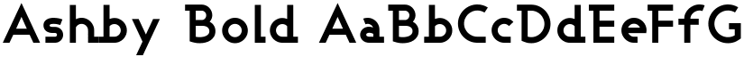 Ashby Bold font