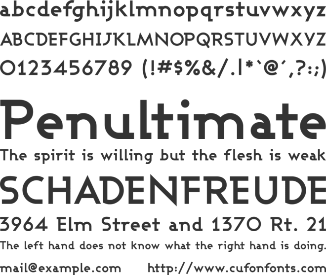 Ashby font preview