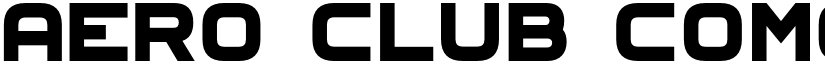 Aero Club Como Regular font