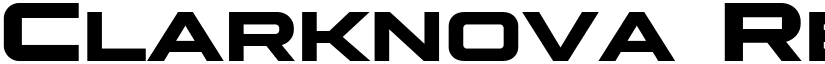 Clarknova Regular font