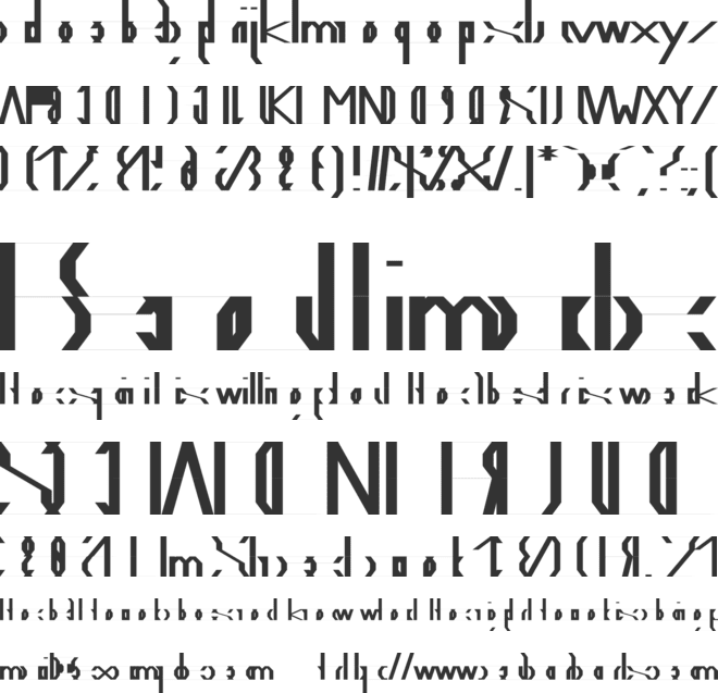 Adjuster font preview