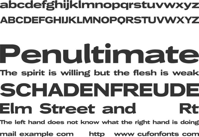 Wendelin font preview